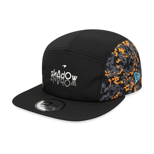 McLaren Racing Shadow Black Camper Adjustable Cap