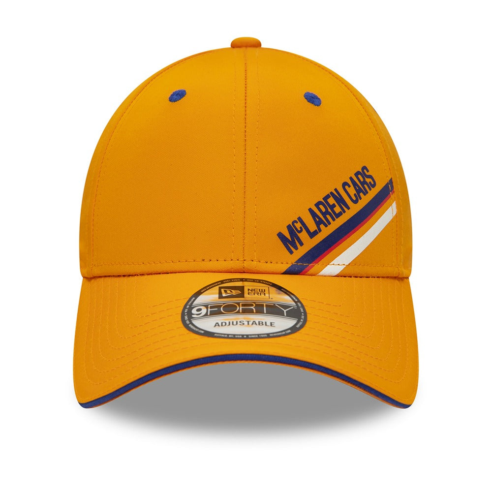 McLaren Racing Triple Crown Stripe Orange 9FORTY Adjustable Cap