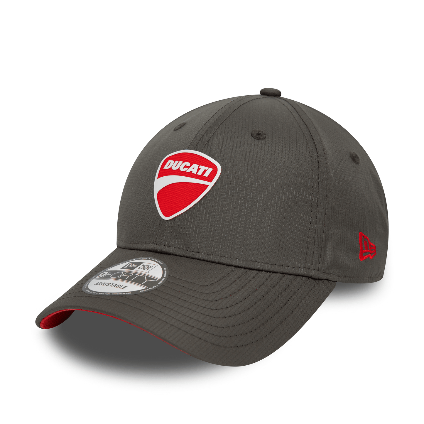 Ducati Motor Logo Ripstop Grey 9FORTY Adjustable Cap