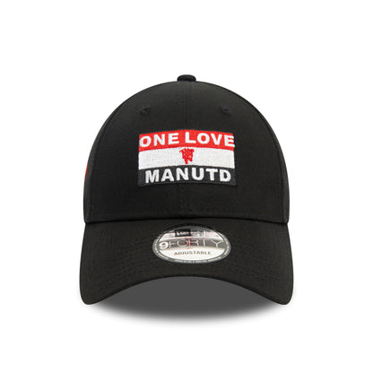 Manchester United New Era One Love 9FORTY Flag Adjustable Cap - Unisex 