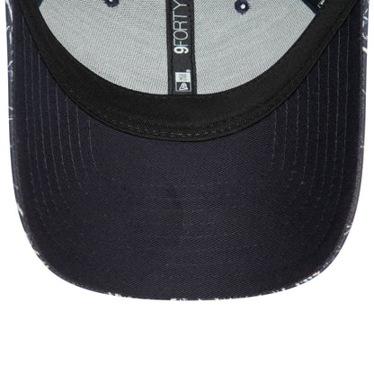 Tottenham Hotspur FC Crinkle All Over Print Navy 9FORTY Adjustable Cap 