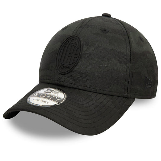 New Era AC Milan Tonal Camo 9TWENTY Adult Cap Black