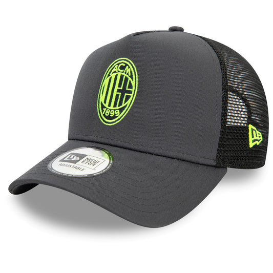 AC Milan Seasonal Trucker Cap (Dark Grey) - Unisex