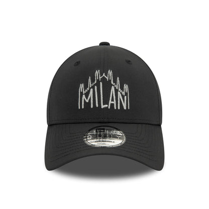 AC Milan Reflective 9FORTY Cap Black