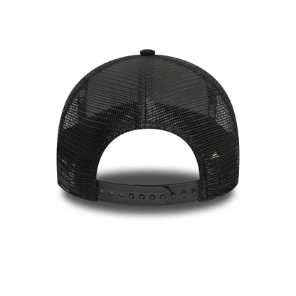 New Era E-Frame Trucker Chelsea Suede Black Cap
