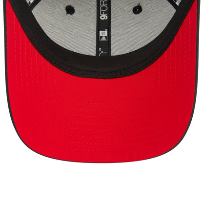 Ducati Motor Logo Crinkle All Over Print Black 9FORTY Cap