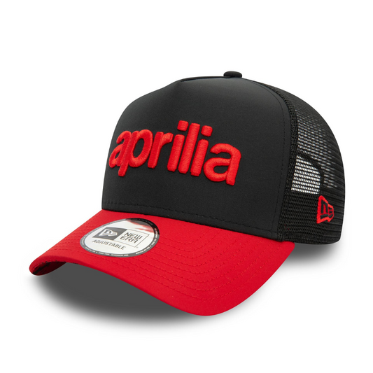 Aprilia Crackle Print Black 9FORTY E-Frame Adjustable Trucker Cap