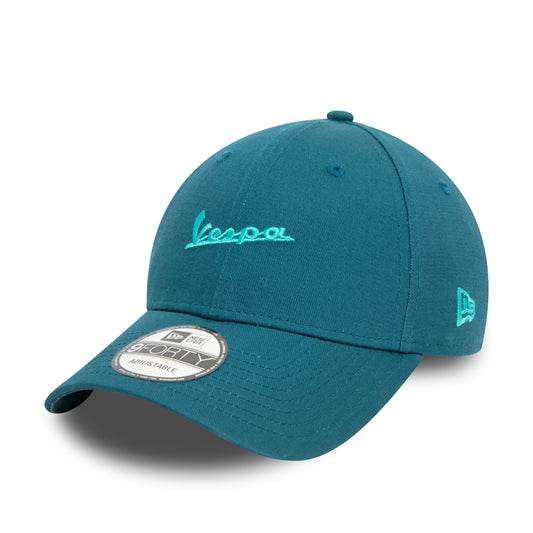 Vespa 9Forty Strapback Teal Adjustable Cap - Unisex 