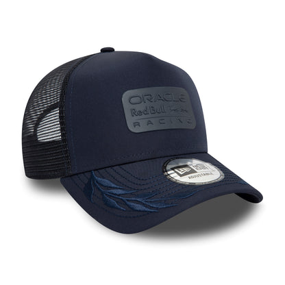 Red Bull Racing Frame Tonal Trucker Cap - Night Sky - Unisex 