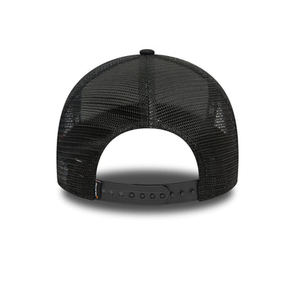 McLaren9FORTY Graphic Patch Black Trucker Hat - Unisex