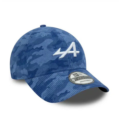 Alpine Racing F1 9TWENTY Camo Cord  Blue Cap