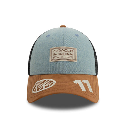 Red Bull Racing F1 2024 New Era Austin COTA Checo Perez Trucker Cap