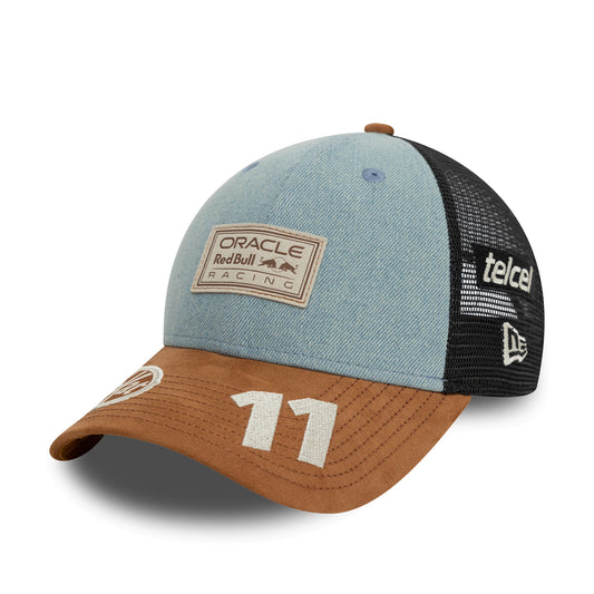 Red Bull Racing F1 2024 New Era Austin COTA Checo Perez Trucker Cap