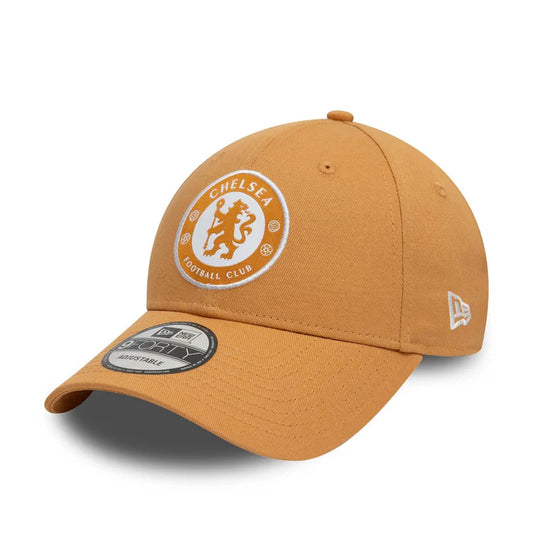 Chelsea FC Seasonal Pop 9Forty Adults Cap - Light Tan