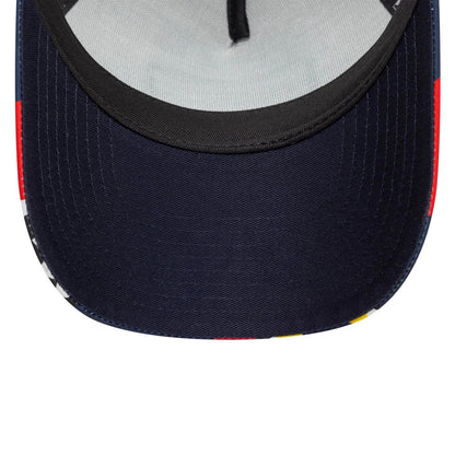 Red Bull Racing Abstract White 9FORTY A-Frame Trucker Adjustable Cap