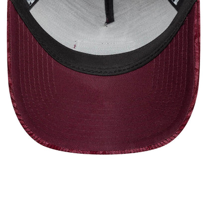 Red Bull Racing F1 Cord 9Forty Trucker Cap Adults - Crushed Red