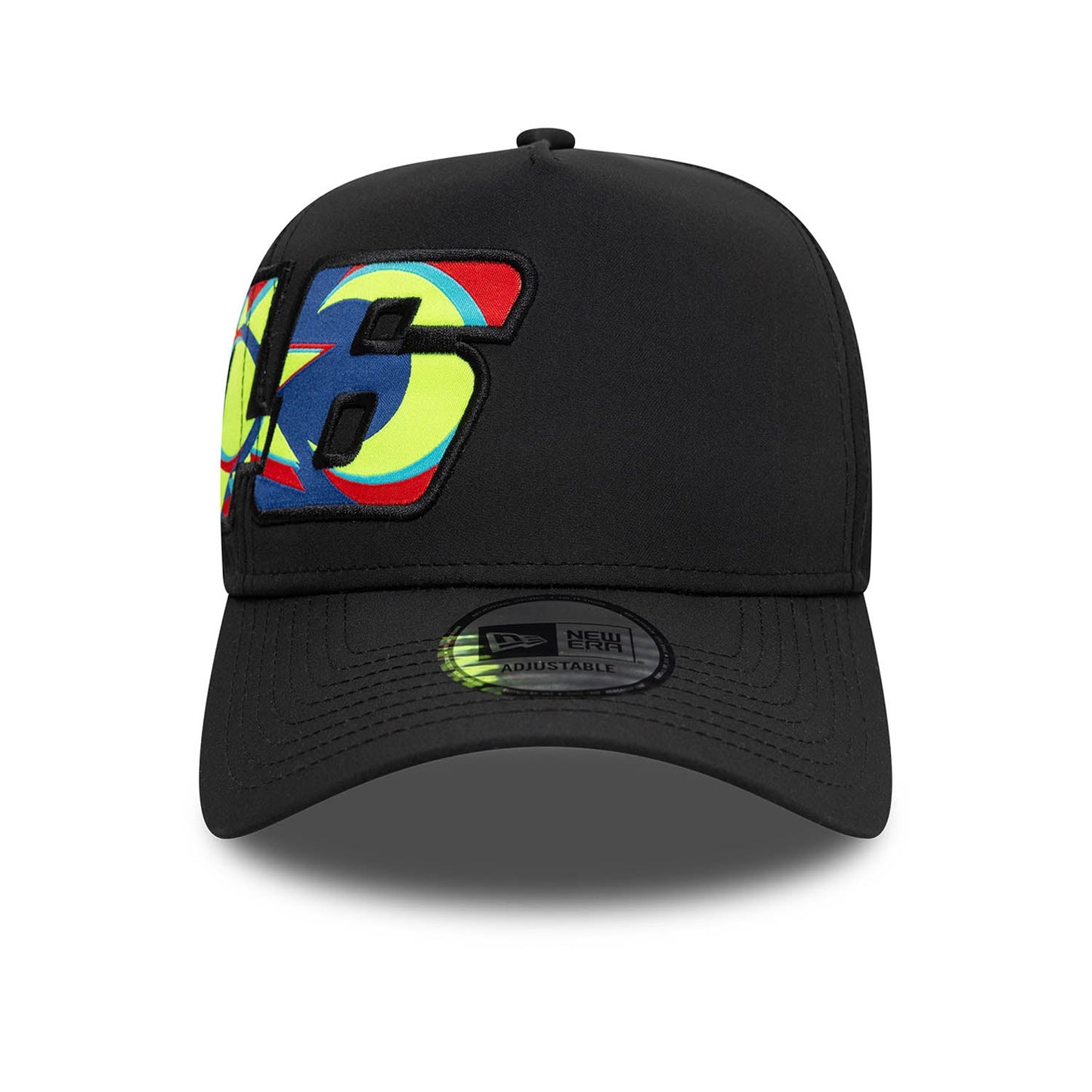 VR46 Moon Sun Trucker Cap for Adults - Black/Neon Yellow