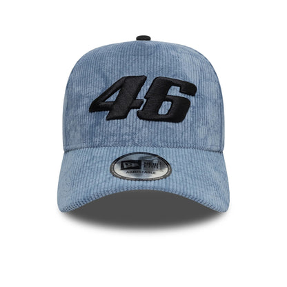 VR46 Pattern Cord Trucker Cap Adults - Blue