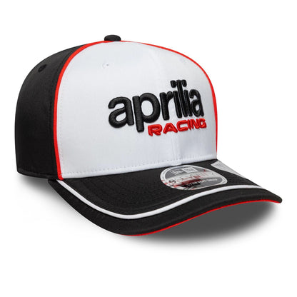 Aprilia Logo White 9SEVENTY Stretch Snap Cap - Unisex