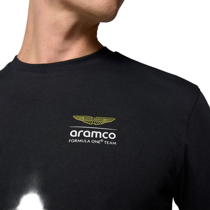 Aston Martin F1 Men's Wireframe Graphic T-Shirt