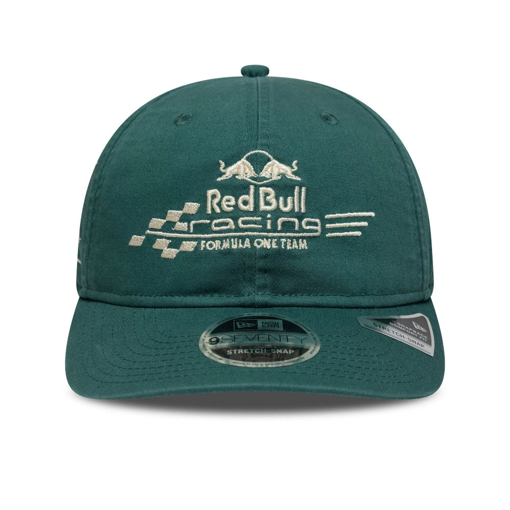 9SEVENTY Red Bull Racing Washed Dark Green 9SEVENTY Stretch Snap Cap