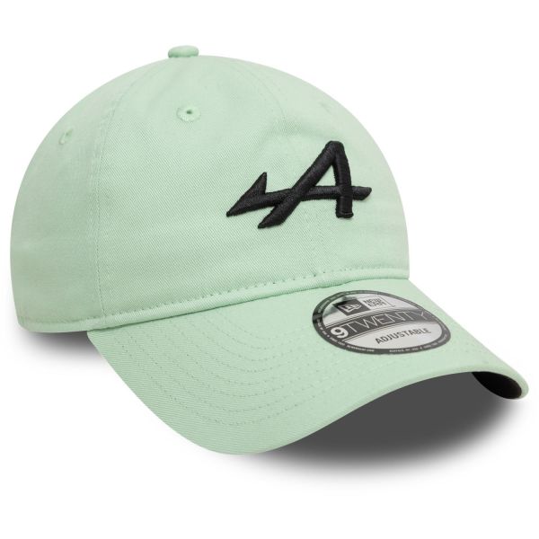 Alpine F1 9TWENTY Baseball Cap Pastel Green Black Logo