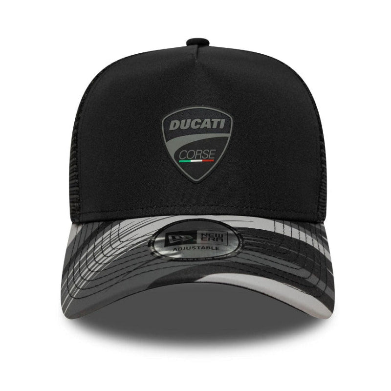 Ducati Motor Logo Print 9FORTY Adult A-Frame Trucker Cap - Unisex