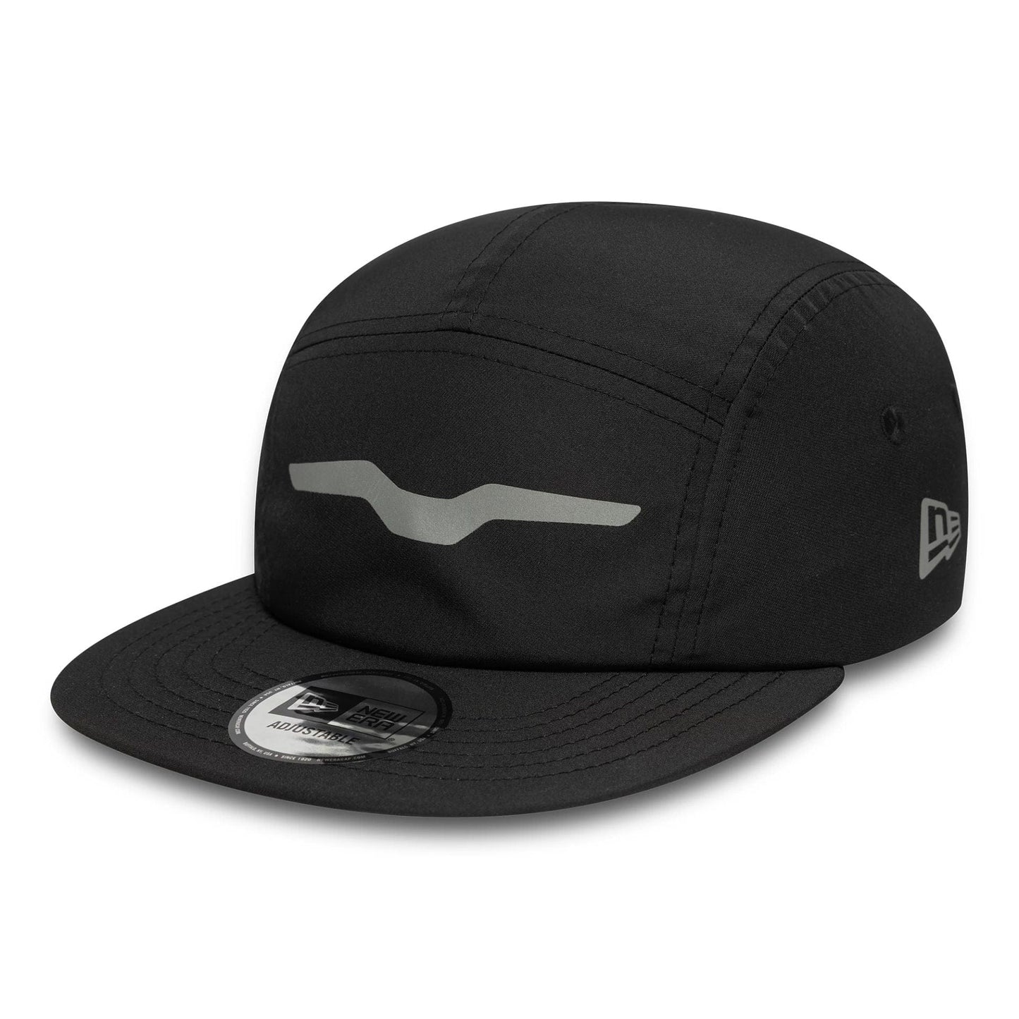 Moto Guzzi Reflective Black Camper Adjustable Cap - Unisex