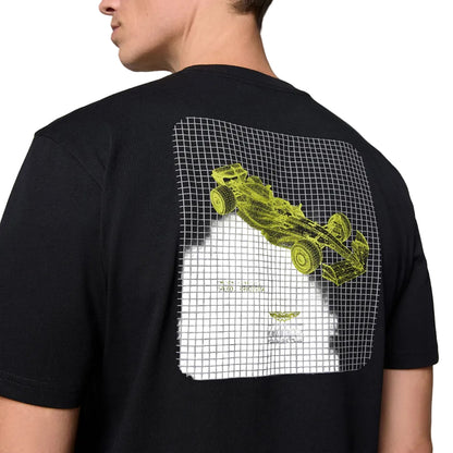 Aston Martin F1 Men's Wireframe Graphic T-Shirt