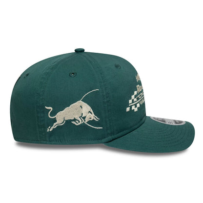 9SEVENTY Red Bull Racing Washed Dark Green 9SEVENTY Stretch Snap Cap