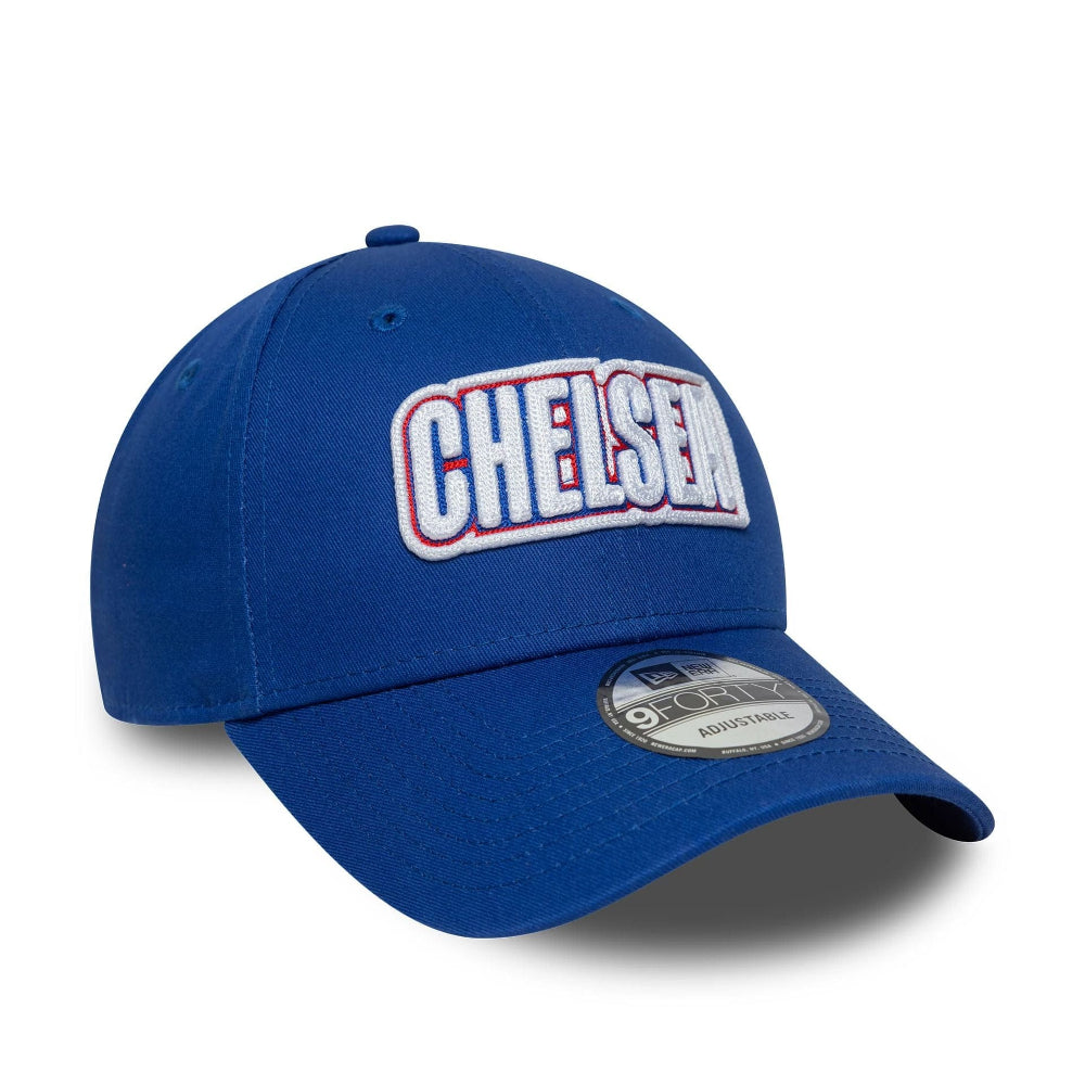 Chelsea FC Lion Crest Keyline Blue 9FORTY Adjustable Cap