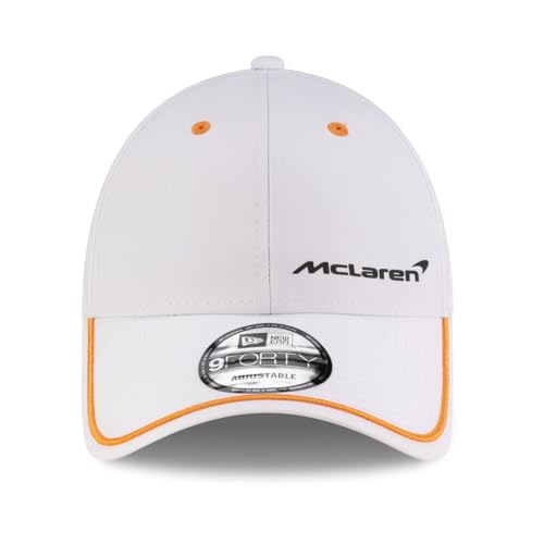McLaren F1 Contrast Piping 9FORTY White/Orange Adjustable