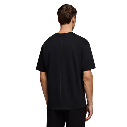 2026 Aston Martin Aramco F1 Mens Stealth Logo T-Shirt Black