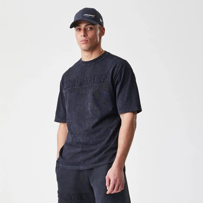 McLaren Racing Washed Black Oversized T-Shirt