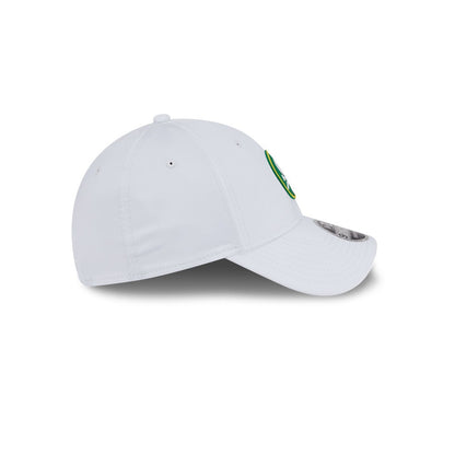 LIV Golf 2025 Crushers Major White 9FORTY Stretch Snap Adjustable Cap