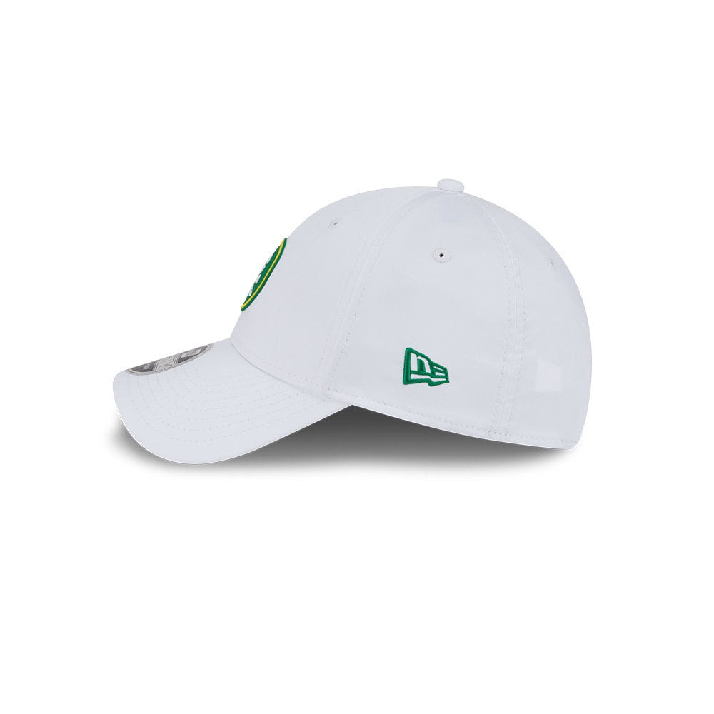 LIV Golf 2025 Crushers Major White 9FORTY Stretch Snap Adjustable Cap