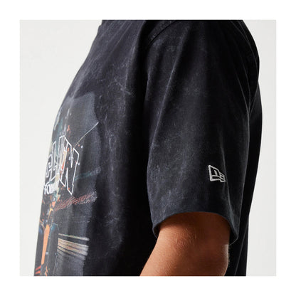 McLaren Racing Washed Graphic Black Oversized T-Shirt