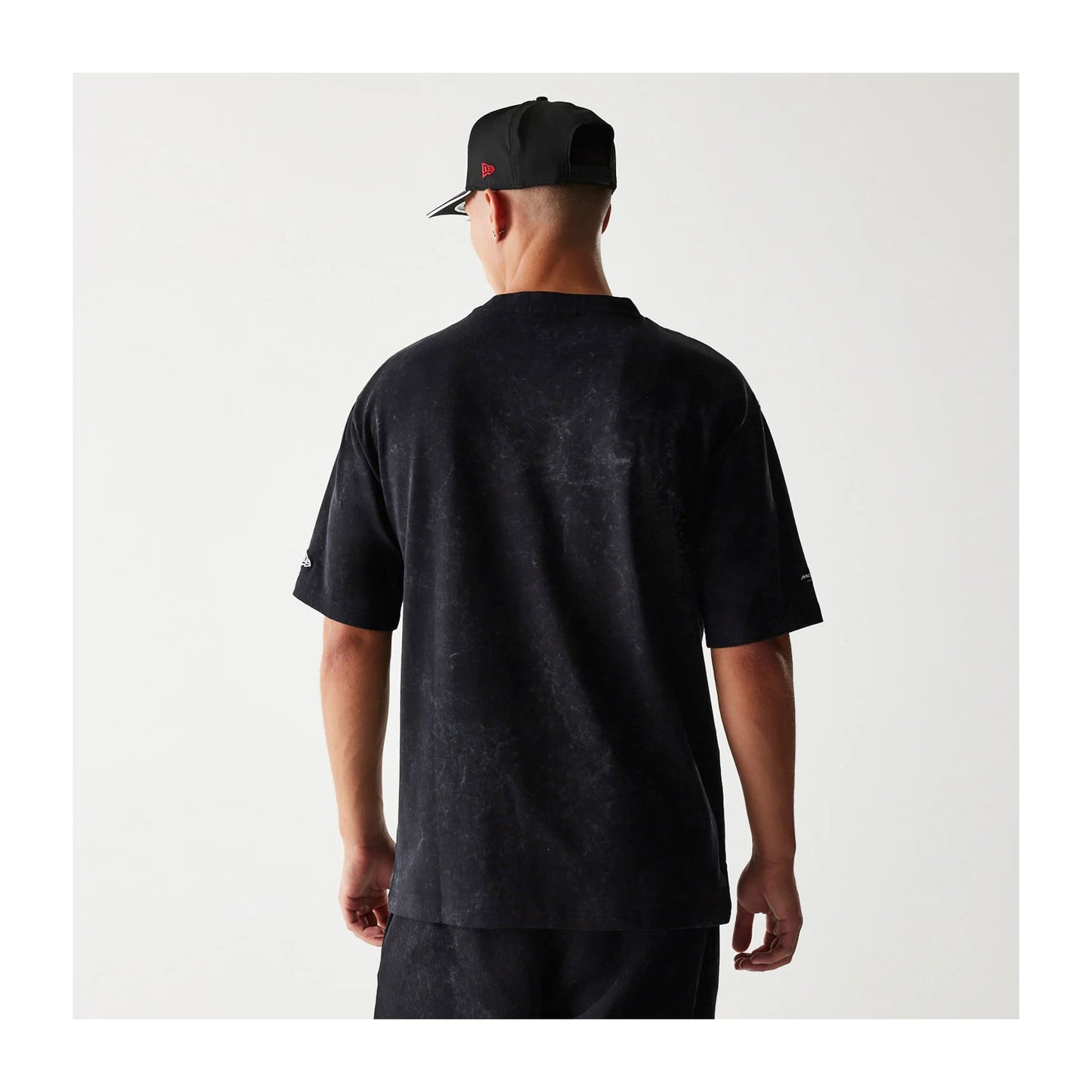 McLaren Racing Washed Graphic Black Oversized T-Shirt