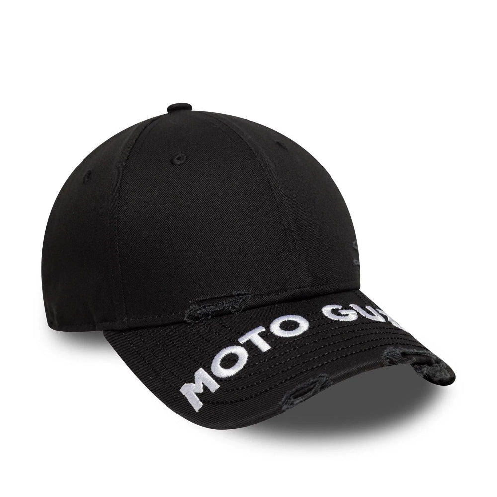 Moto Guzzi Distressed Black 9FORTY M-Crown Black Cap - Unisex