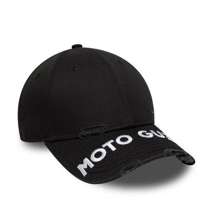 Moto Guzzi Distressed Black 9FORTY M-Crown Black Cap - Unisex