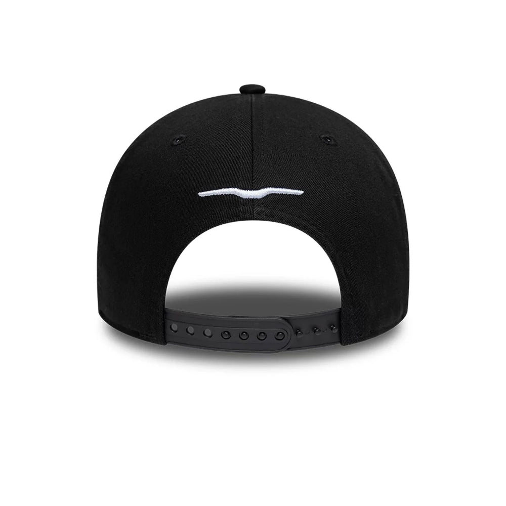 Moto Guzzi Distressed Black 9FORTY M-Crown Black Cap - Unisex