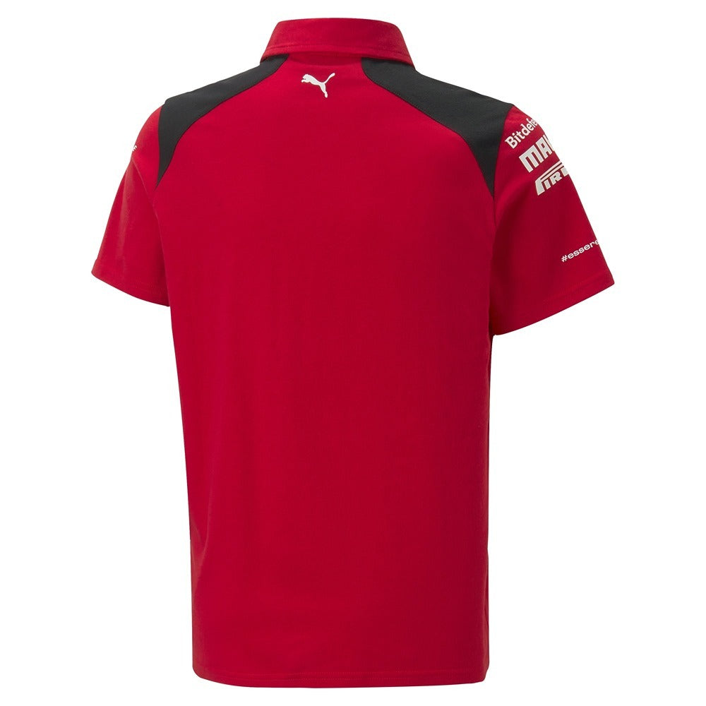 Scuderia Ferrari 2023 Team Polo Kids – Red