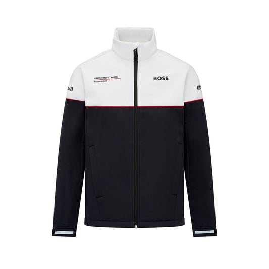 2023 Porsche Motorsport Mens Team Softshell Jacket Black