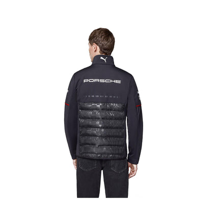 2025 Porsche Motorsport Men's Team Hybrid Jacket Black