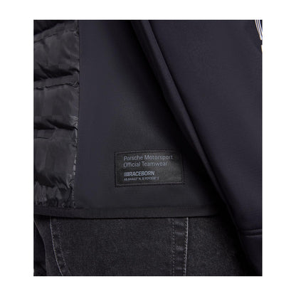 2025 Porsche Motorsport Men's Team Hybrid Jacket Black