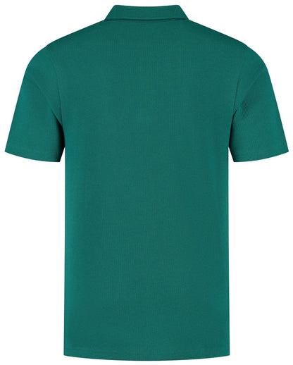 Aston Martin F1 Men's Tech Waffle Polo Shirt - Green