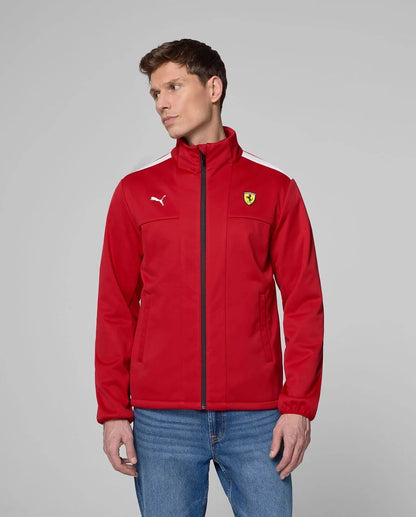 Scuderia Ferrari F1 Men's Softshell Jacket - Dark Cherry