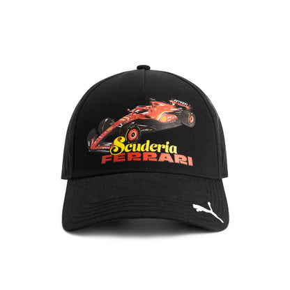 Scuderia Ferrari F1 Black Graphic Car Cap Adults