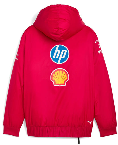Scuderia Ferrari F1 Men's 2025 Team Reversible Jacket - Dark Cherry