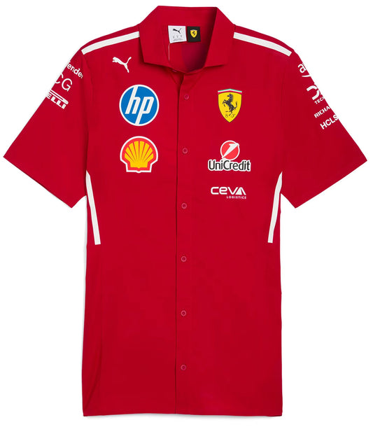 2025 Scuderia Ferrari F1 Men's Team Shirt
